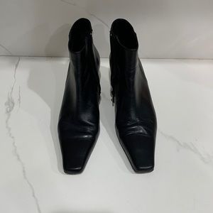 Charles David Black ankle boots